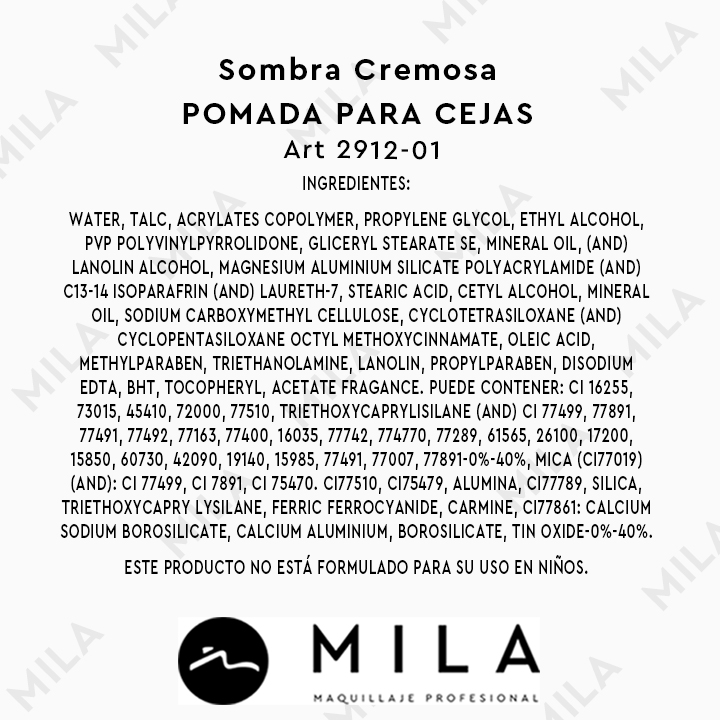 Sombra Cremosa Pomada para Cejas - imagen 2