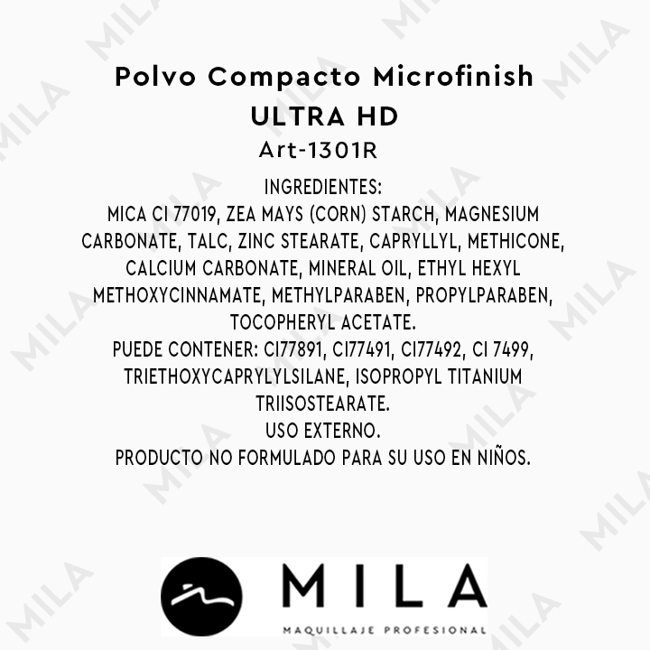 Polvo Compacto Microfinish ULTRA HD - imagen 2