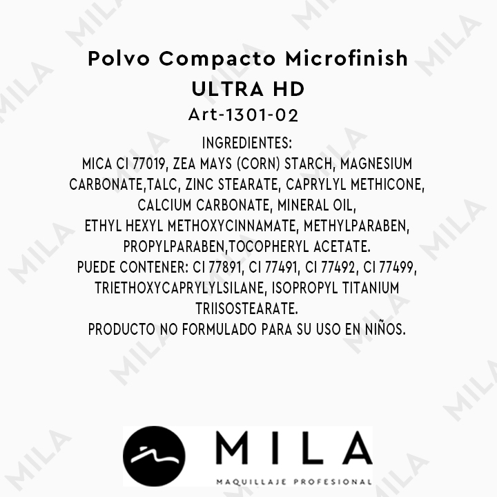 Polvo Compacto Microfinish ULTRA HD - imagen 3