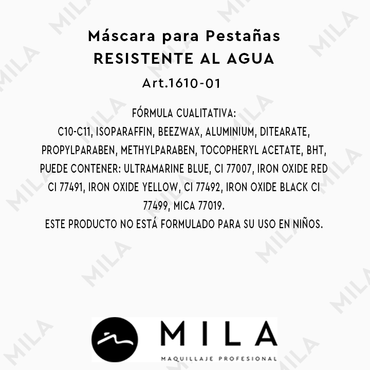 Máscara para Pestañas- Resistente al Agua - imagen 2