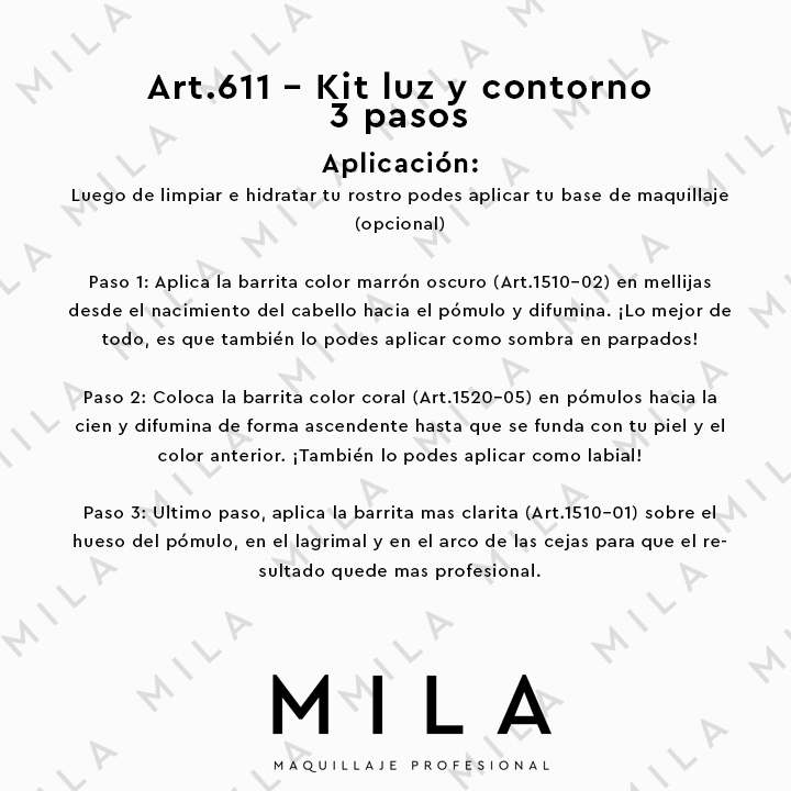 Kit RENACER -Luz, contorno y rubor 3 pasos - imagen 2