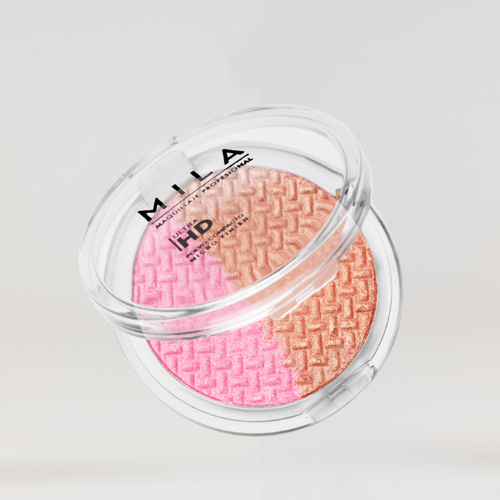 Polvo Compacto Satinado Mix | Duo Bronzer-Pink