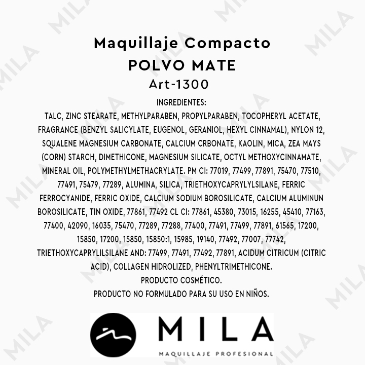 Maquillaje Compacto Polvo Mate - imagen 3