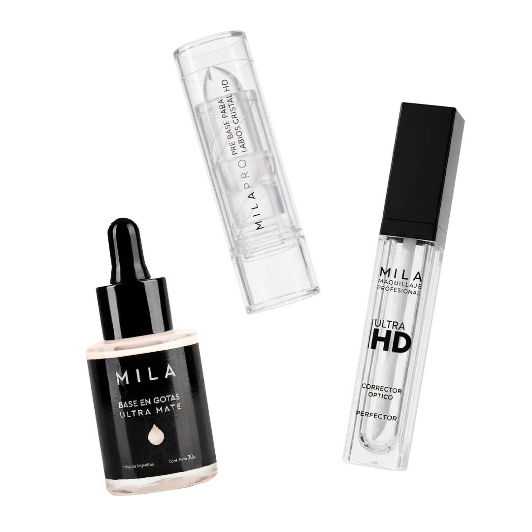 Kit Hidratación y Control de Brillo - Maquillajes ópticos incoloros